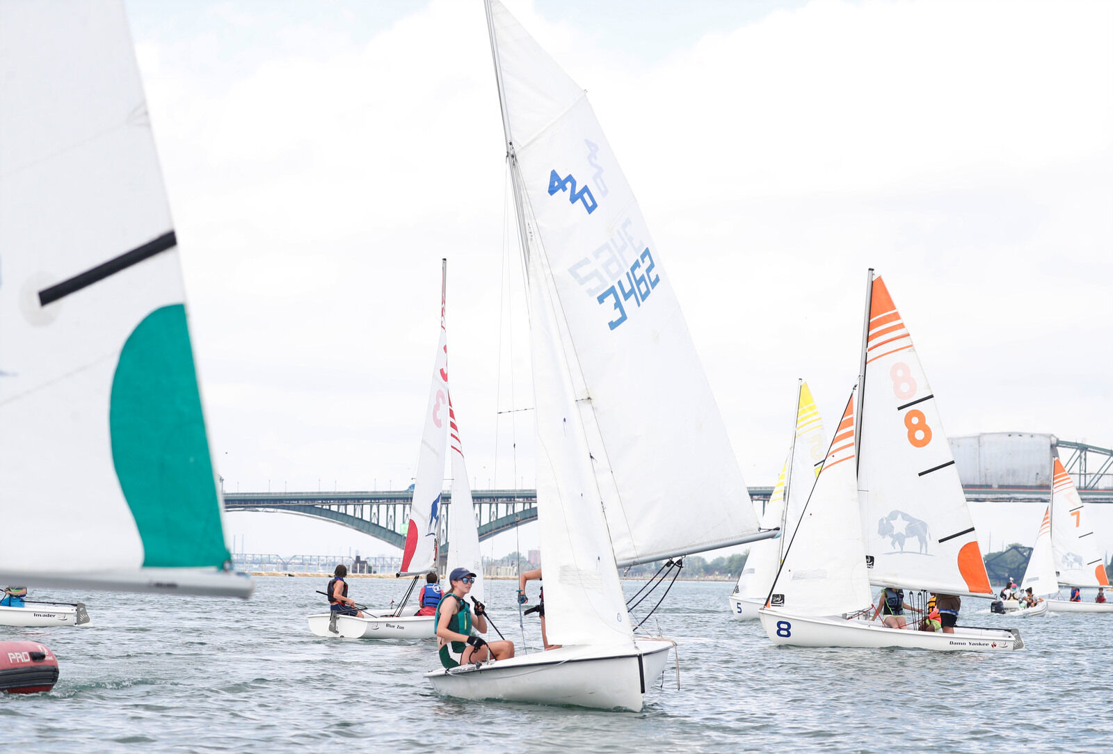 Kids sailing camp at Buffalo Yacht Club